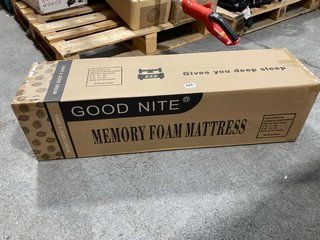 GOOD NITE MEMORY FOAM MATTRESS: LOCATION - BR16