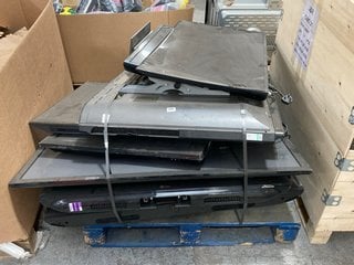 (COLLECTION ONLY) PALLET OF ASSORTED TVS TO INCLUDE TOSHIBA 32" TV MODEL: 32WK3C63DB (PCB BOARDS REMOVED, SPARES AND REPAIRS ONLY): LOCATION - A7