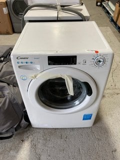 CANDY SMART 8KG WASHING MACHINE WITH 1400 RPM IN WHITE - MODEL CS148TW4/1-80 - RRP £269: LOCATION - B1