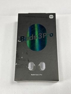 XIAOMI REDMI BUDS 3 PRO WIRELESS EAR BUDS IN GRAPHITE BLACK: MODEL NO TWSEJ01ZM (WITH BOX & SPARE EAR TIPS) [JPTM125164]