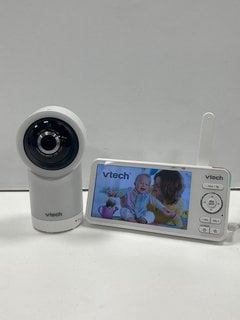 VTECH 5" SMART BABY MONITOR IN WHITE: MODEL NO RM5766HD (INCLUDES CAMERA, SCREEN & POWER CABLES) [JPTM126173]