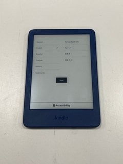 AMAZON KINDLE (11TH GENERATION) E-READER IN BLUE: MODEL NO C2V2L3 (UNIT ONLY) [JPTM126048]