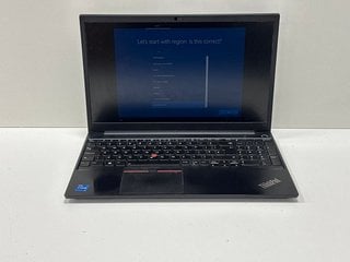 LENOVO THINKPAD E15 512 GB LAPTOP IN BLACK (UNIT ONLY) 11TH GEN INTEL CORE I7-1165G7 @ 2.80GHZ, 32 GB RAM, 15.6" SCREEN, INTEL IRIS XE GRAPHICS [JPTM125767]