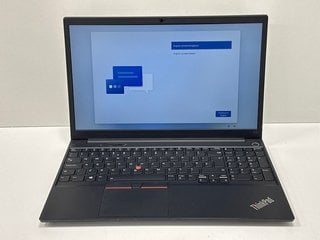 LENOVO THINKPAD E15 GEN 2 512 GB LAPTOP IN BLACK (UNIT ONLY) 11TH GEN INTEL CORE I7-1165G7 @ 2.80GHZ, 32 GB RAM, 15.6" SCREEN, INTEL IRIS XE GRAPHICS [JPTM125741]