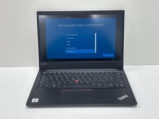 LENOVO THINKPAD E14 512 GB LAPTOP IN BLACK (UNIT ONLY) INTEL CORE I7-10510U @ 1.80GHZ, 16 GB RAM, 14.0" SCREEN, INTEL UHD GRAPHICS [JPTM125742]