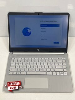 HP 14S-DQ2025NA 512 GB LAPTOP IN SILVER: MODEL NO 4H2X4EA#ABU (WITH CHARGING CABLE) INTEL CORE I7-1165G7 @2.80GHZ, 16 GB RAM, 14.0" SCREEN, INTEL IRIS XE GRAPHICS [JPTM125826]