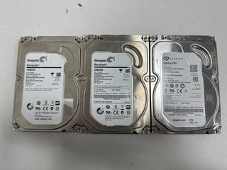 3 X SEAGATE HARD DRIVE: MODEL NO 2X ST2000DM001, 1X ST1000DM003 (2X 2TB & 1X 1TB) [JPTM126118]