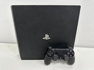 SONY PLAYSTATION 4 PRO 1TB GAMES CONSOLE IN BLACK: MODEL NO CUH-7116B (WITH CONTROLLER) [JPTM125726]