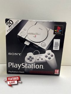 SONY PLAYSTATION CLASSIC GAMES CONSOLE IN GREY (WITH BOX & ALL ACCESSORIES, (18+ ID REQUIRED)) [JPTM125724]