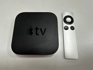 APPLE TV (3RD GENERATION) TV BOX IN BLACK: MODEL NO A1469 (WITH REMOTE) [JPTM126277]