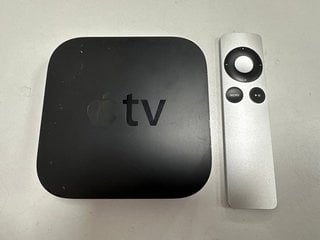 APPLE TV (3RD GENERATION) TV BOX IN BLACK: MODEL NO A1469 (WITH REMOTE) [JPTM126274]