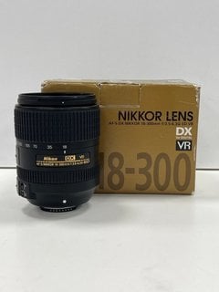 NIKON NIKKOR LENS AF-S 18-300MM F/3.5-6.3G ED VR CAMERA LENS IN BLACK (WITH BOX, UNIT ONLY) [JPTM126078]