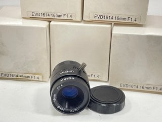 5 X 16MM F1.4 MANUAL IRIS CS MOUNT CCTV CAMERA LENSES (ORIGINAL RRP - £179): MODEL NO CCT304 (UNUSED RETAIL) [JPTM125760]