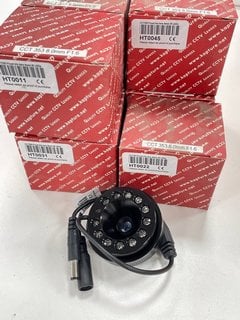 7 X 8MM F1.6 FIXED IRIS WITH IR LED'S & FOCUS ADJUST CCTV LENSES (ORIGINAL RRP - £251): MODEL NO CCT353 (UNUSED RETAIL) [JPTM125674]