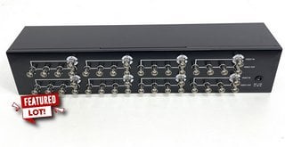 8 IN 32 OUT - 12V DC 2U RACK MOUNT VIDEO DISTRIBUTOR (ORIGINAL RRP - £143): MODEL NO CCT155 (WITH BOX & POWER SUPPLY, UNUSED RETAIL) [JPTM126246]