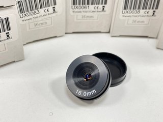 10 X 16MM F1.6 FIXED IRIS, CS MOUNT CCTV CAMERA LENSES (ORIGINAL RRP - £179): MODEL NO CCT318 (UNUSED RETAIL) [JPTM125938]