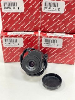 4 X 12MM F1.4 DIRECT DRIVE AUTO IRIS CS MOUNT CCTV LENSES (ORIGINAL RRP - £167): MODEL NO CCT334 (UNUSED RETAIL) [JPTM125735]