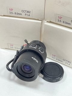 4 X 3.5 - 8MM F1.4 AUTO IRIS VIDEO DRIVE CS MOUNT CCTV CAMERA LENSES (ORIGINAL RRP - £239): MODEL NO CCT362 (UNUSED RETAIL) [JPTM125807]