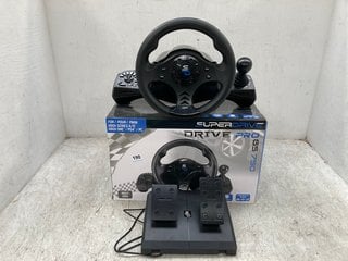 SUBSONIC SUPERDRIVE GS750 DRIVE PRO STEERING WHEEL WITH PEDALS: LOCATION - D9