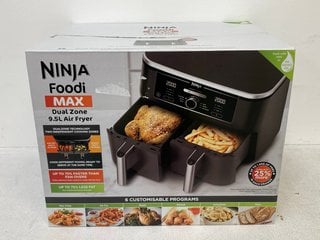 NINJA FOODI MAX DUAL ZONE 9.5 LITER AIR FRYER MODEL: AF400UK - RRP £229: LOCATION - BOOTH