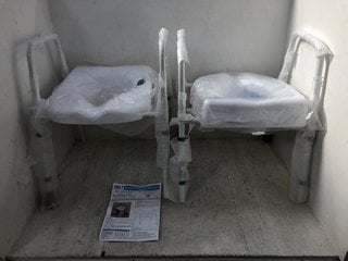 2 X MOWBRAY LITE TOILET FRAME AND SEAT: LOCATION - D16