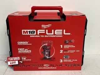 MILWAUKEE M18FTR-0X FUEL 18V TRIM ROUTER – RRP £283.99: LOCATION - BOOTH