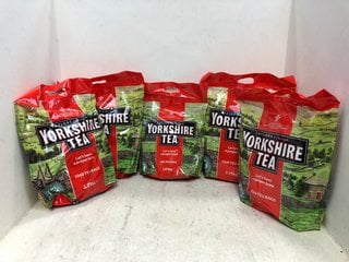 5 X YORKSHIRE TEA 1040 TEA BAGS - BBE 8/2024 (SOME ITEMS MAY BE PAST THE BBE DATE): LOCATION - C17