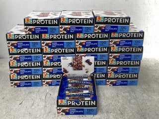 20 X KIND PROTEIN DARK CHOCOLATE NUT 12G PLANT PROTEIN BARS: LOCATION - C15