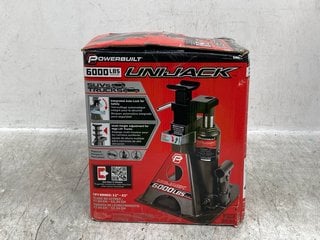 POWERBUILT UNIJACK 6000 LBS LIFT RANGE 11" - 21": LOCATION - C13