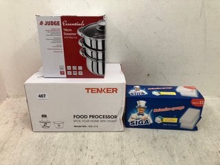 TENKER FOOD PROCESSOR MODEL: WG-310 TO INCLUDE MR SIGA MELAMINE SPONGE: LOCATION - C10