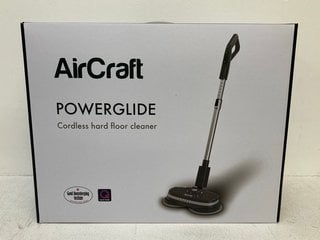 AIRCRAFT POWERGLIDE CORDLESS HARD FLOOR CLEANER IN BLACK/WHITE - RRP £269.99: LOCATION - BOOTH