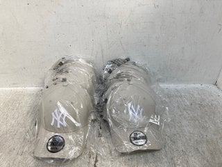 6 X NEW ERA 9FORTY ADJUSTABLE CAPS IN SAND: LOCATION - C4