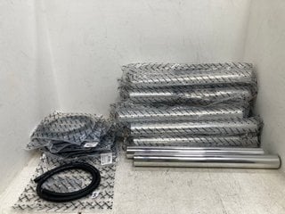 QTY OF ASSORTED MISHIMOTO PARTS TO INCLUDE 8 X MISHIMOTO 3/8'' X 4 HOSES WITH 4 CLAMPS MODEL: MMHOSE-CC38-4: LOCATION - C21