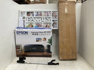 4 X ASSORTED ITEMS TO INCLUDE EPSON EXPRESSION PHOTO XP - 970 ALL IN ONE PRINTER RRP - £178: LOCATION - C21