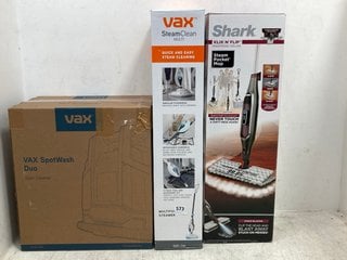 3 X ASSORTED HOUSEHOLD APPLIANCES TO INCLUDE VAX SPOTWASH DUO: LOCATION - B3