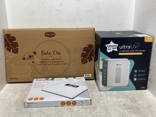 3 X BABY ITEMS TO INCLUDE TOMMEE TIPPEE ULTRA UV STERILISER, DRYER & STORAGE SYSTEM: LOCATION - B8