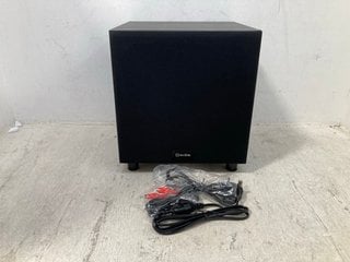 AV:LINK ACTIVE SUBWOOFER CABINET 200W IN BLACK - RRP £119: LOCATION - B9