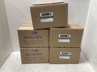 5 X BOXES OF HY-TECH HEAVY DUTY WIPES: LOCATION - B14