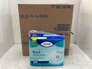 QTY OF TENA BED SECURE ZONE WATERPROOF PADS: LOCATION - D0