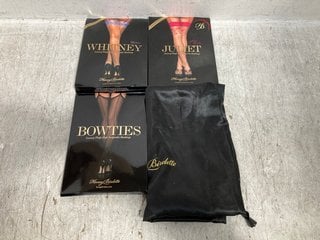 3 X ASSORTED WOMEN'S CLOTHING ITEMS TO INCLUDE WHITNEY LUXURY THIGH HIGH SUSPENDER STOCKINGS: LOCATION - B16