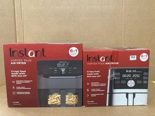 2 X INSTANT VORTEX PLUS AIR FRYER: LOCATION - B19