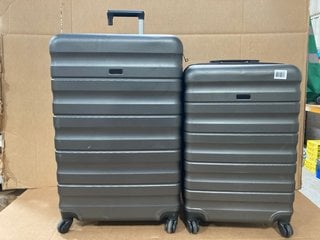 JOHN LEWIS & PARTNERS LARGE GREY SUITCASE TO INCLUDE JOHN LEWIS & PARTNERS MEDIUM GREY SUITCASE: LOCATION - B20