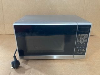 JOHN LEWIS & PARTNERS 20L MICROWAVE IN BLACK/STAINLESS STEEL - MODEL JLSMWO08: LOCATION - B20