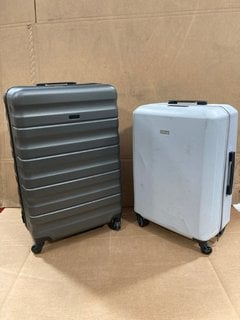 JOHN LEWIS & PARTNERS LARGE GREY SUITCASE TO INCLUDE JOHN LEWIS & PARTNERS MEDIUM GREY SUITCASE: LOCATION - B21