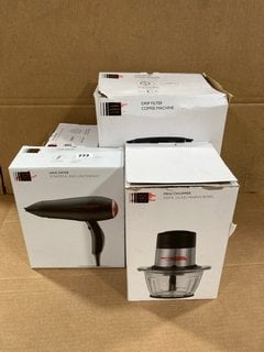 4 X JOHN LEWIS & PARTNERS ITEMS TO INCLUDE JOHN LEWIS & PARTNERS POWERFUL LIGHTWEIGHT HAIR DRYER: LOCATION - B21