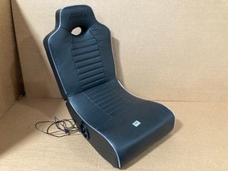 CHILDRENS BLACK RGB GAMING ROCKER CHAIR: LOCATION - A18