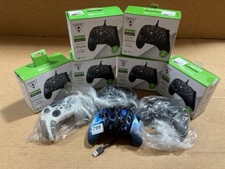 QTY OF ASSORTED CONTROLLERS TO INCLUDE TURTLE BEACH REACT-R CONTROLLER: LOCATION - A17