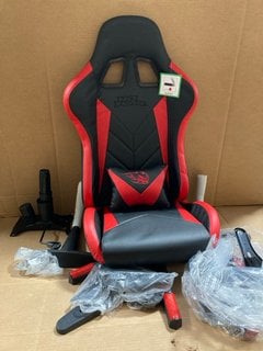 GAMING CHAIR IN BLACK/RED: LOCATION - A17