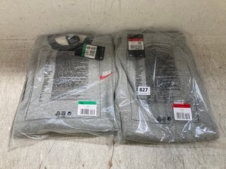 NIKE GREY TRACKSUIT TO INCLUDE SIZE XL UK GREY JACKET & SIZE L UK GREY JOGGERS: LOCATION - A16