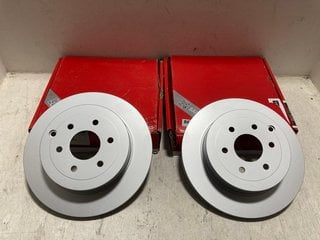 2 X HERTH BUSS BRAKE DISCS: LOCATION - A14